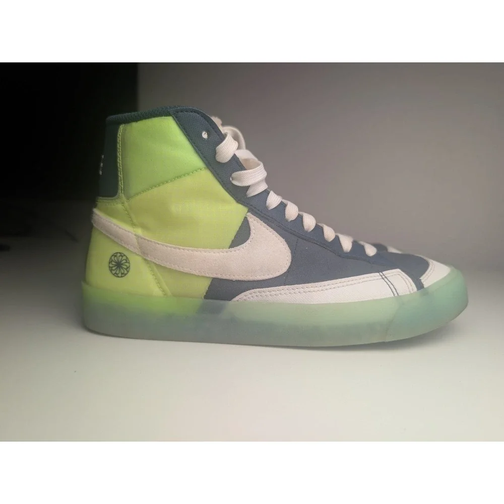 Nike Blazer Mid '77 Jumbo Dark Obsidian Volt High Top Sneakers Women's 7.5/Y6